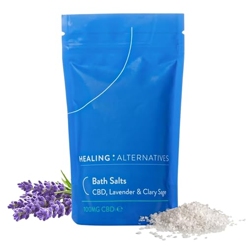 CBD Bath Salts - Sleep Easy | Lavender & Clary Sage with 100mg CB...