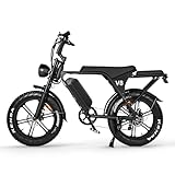 🚴Removable Large Battery: High-capacity 48V 15AH battery provides the mountain ebike with long range. In addition to the range, we also guarantee the safety of the battery, which is protected by V8's electric bike exclusive BMS technology, making e b...