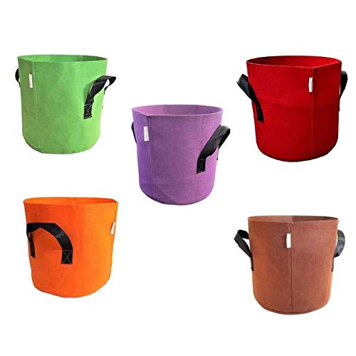 Bootstrap Farmer Grow Bags 7 Gallon Multi-Color 10 Pack
