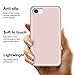 Anuck iPhone SE Case 2022/2020, iPhone 8 Case, iPhone 7 Case, Non-Slip Liquid Silicone Gel Rubber Bumper Phone Case Soft Microfiber Lining Hard Shockproof Protective Cases Cover 4.7