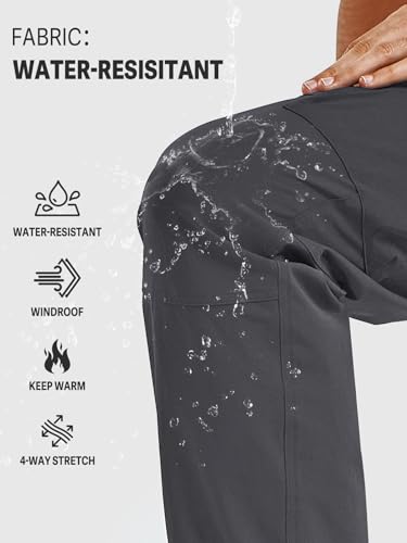NORTHYARD Men's Cargo Hiking Pants Lightweight Quick Dry Outdoor Fishing Travel Active Sweatpants with Multi Pockets3