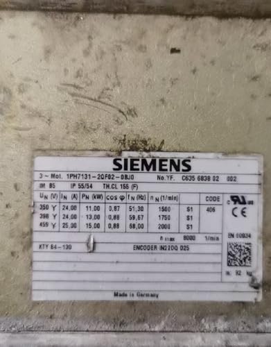 1 PCS Motor 1PH7131-2QF02-0BJ0(Used) in Good Condition