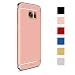 Galaxy S7 Edge Case Back Cover, Ultra Slim & Rugged Fit Shock Drop Proof Impact Resist Hard Protect Case for Samsung Galaxy S7 Edge (5.5'')(2016) - Rose Gold