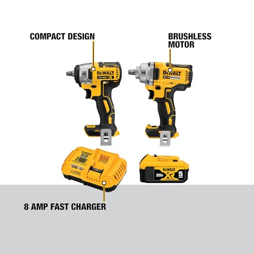Heavy Duty Cordless Impact Wrench Kit
