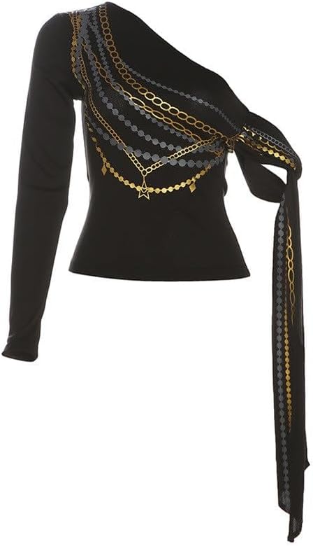 その他 268 WOLEN] SMEJS オフショルダーTシャツ、フリル付きスリムシャツ