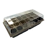 DAIM 種まきハウス 9穴トレー2個付き 多肉植物 育苗ポット 種まきポット 苗ポット 種まき 育苗 ポット 家庭菜園 園芸 種 (1セット入り)