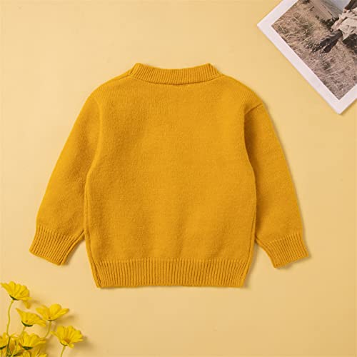 Kids Toddler Chlidren Unisex Autumn Winter Long Sleeve Coat Cardigan Tops Knited Clothing Girls Coat3