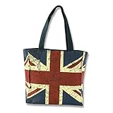 die Tasche ist aus strapazierfŠhigen Canvas mit Union Jack Flagge