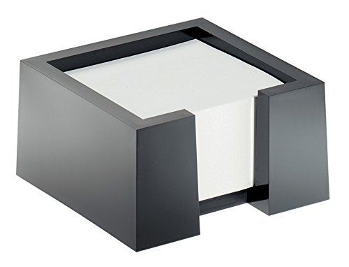 Durable Zettelkasten Cubo, schwarz, mit 500 Notizzetteln im Format 90x90 mm, 772401