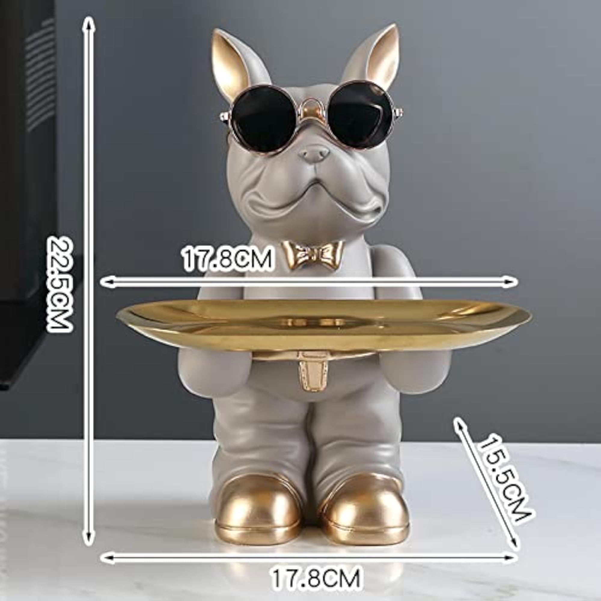 Nordic Dog Sculpture Statue, Decorative Trinket