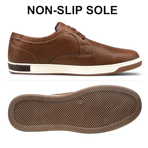 Image of Jousen Men's Fashion Sneakers Classic Retro Casual Shoes for Men Breathable Business Dress Sneaker