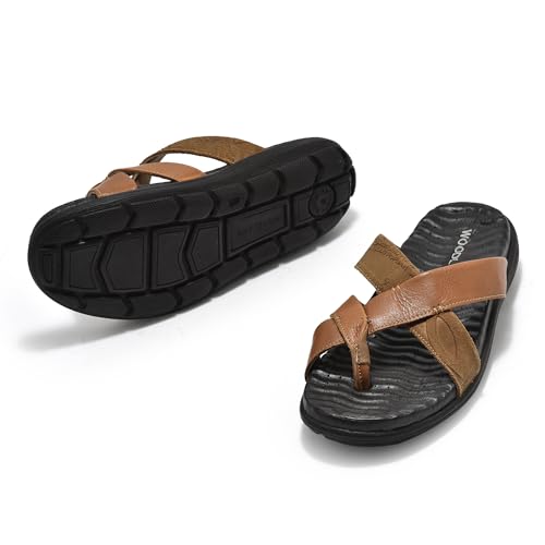 Image of Woodland Men's Leather Slippers