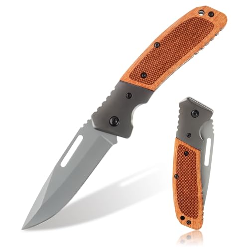 dellyy Coltello Pieghevole, Coltello Tascabile da Esterno, Coltellino Tascabile, Coltello