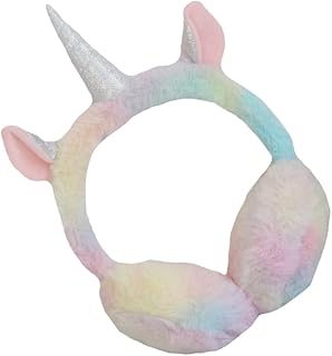 1 Pieza Orejeras Unicornio Adorable Calentadores de Orejas de Protección y Adultos Orejeras Plegables y Coloridas