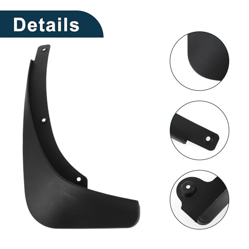 Image of Mud Flaps Splash Guards for Skoda Yeti 2016-2019 W /Mount Accessories Mud Guards Front and Rear 1 Set