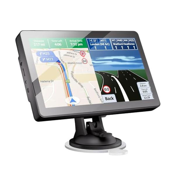 Upgrade GPS Navigation for Truck Car, Car GPS Navigation 2024 Maps, 9 inch HD Touch Screen Vehicle GPS Navigation System，Free Lifetime Map Updates,Spoken Driver Alerts