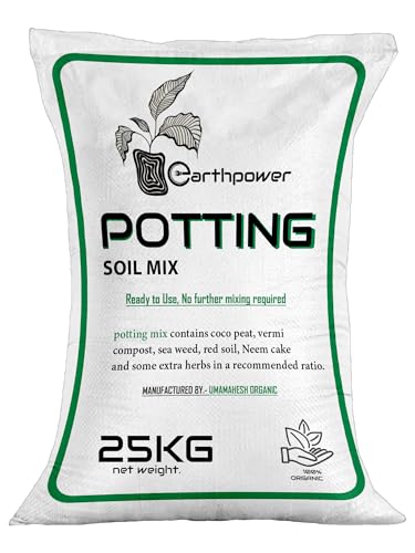Potting Soil Mix for Plants 25kg | Ready to Use Gardening Soil wi...