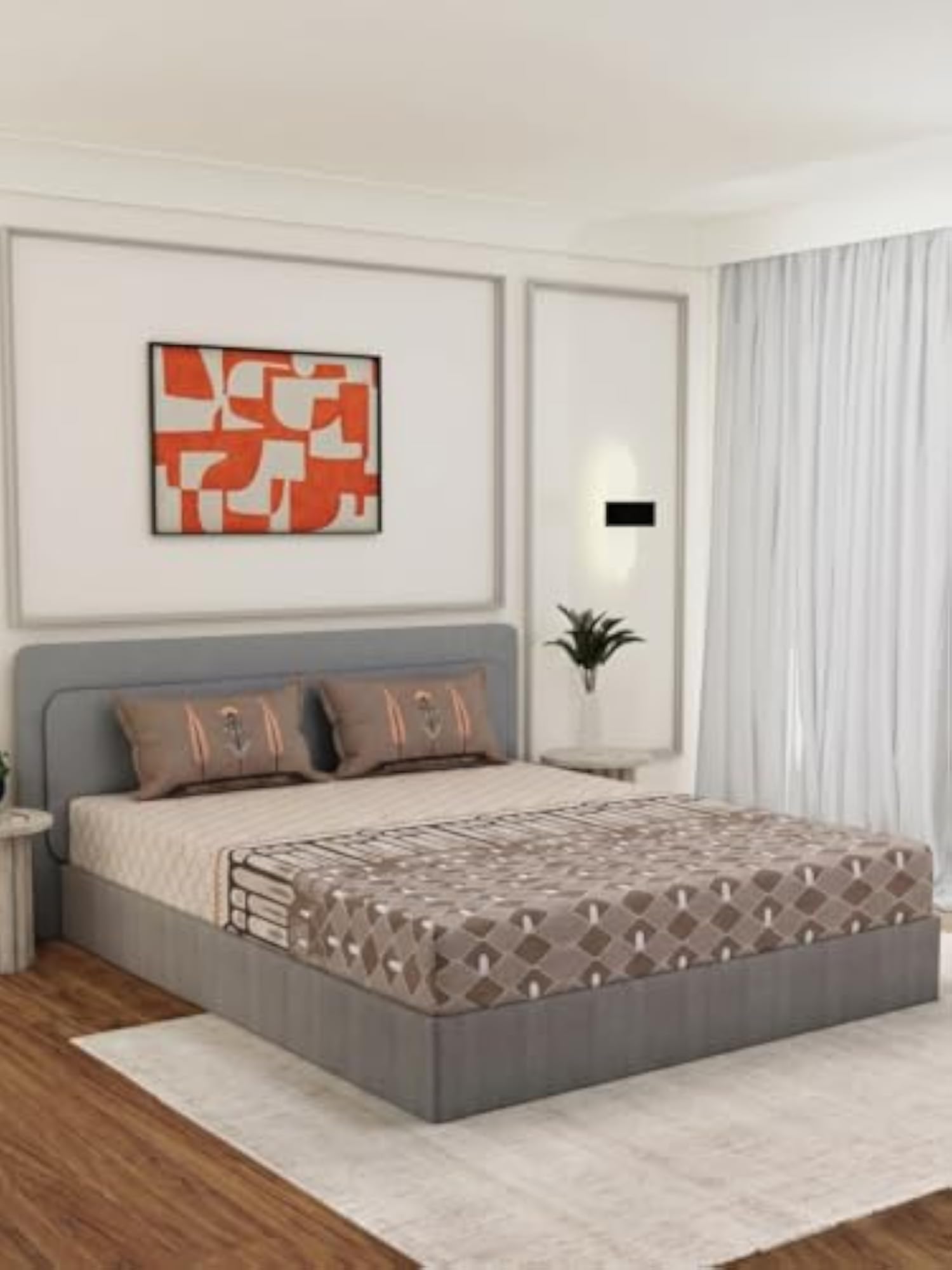 Tradition 100% Cotton King Size Flat Bedsheet