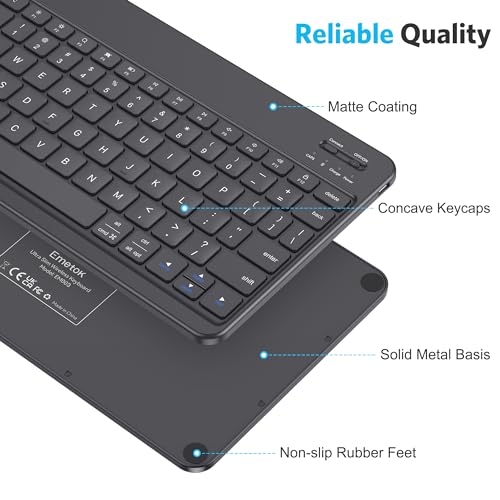 Emetok Portable Bluetooth Keyboard With Larger Keycaps thumb #5