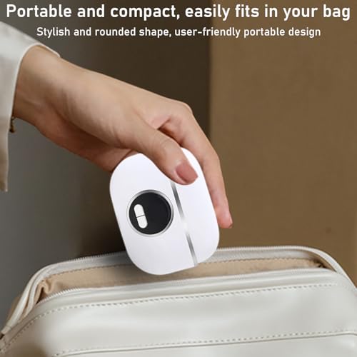 2-in-1 Electric Nail Clipper & Baby Nail Trimmer– USB Rechargeable Automatic Fingernail Clipper, Dual-Blade Narrow Gap Design, 3-Speed Gears for Adults Seniors,White by YAORUTY - Image 8