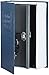 Amazon Basics Book Safe, Key Lock, Small, Blue