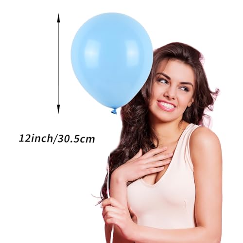 Biapian Toy Inspired Story Balloons, 12 Inch Red Blue Yellow Balloons With Cow Print Sky Blue Cloud Balloons For Kids Boys Girls Inspired Story Party Themed Party Decor Decorations thumb #3