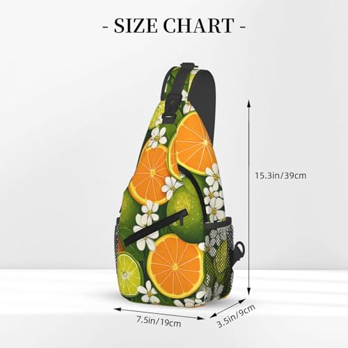 Mochila cruzada ligera para mujer y hombre color naranja miniatura 3