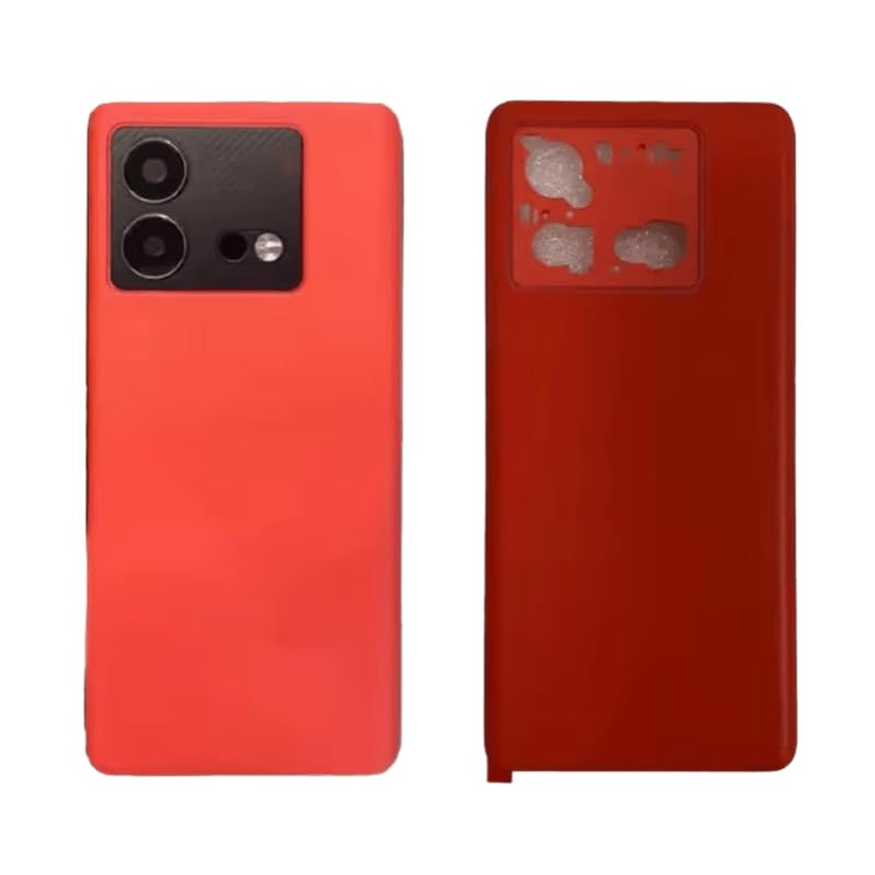 Coque arrière pour iQOO Neo8 pour réparer un dos de batterie cassé noir