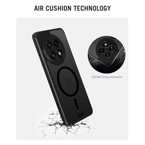 Image of DailyObjects Nimbus 2.0 Magnetic Phone Case Cover Compatible with OnePlus 13R | Wireless Charging Slim Back Cover | 2 Layer Edge Protection & Shockproof