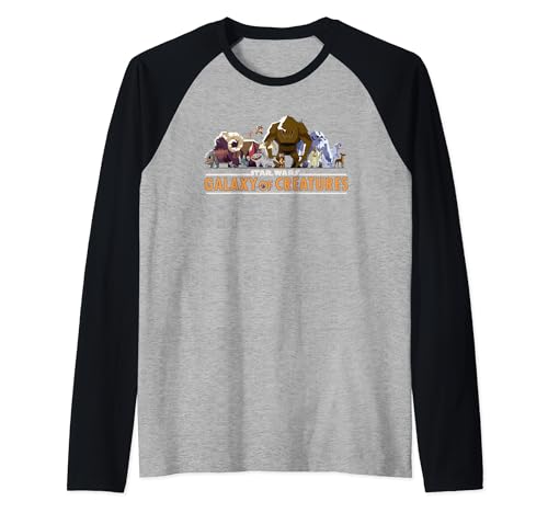 Star Wars Galaxy of Creatures Raglan Idéal pour Sortie Geek