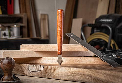 Wood Carving Hook Knife Crooked Tool Set for Carving Spoons with Leather Cover Sheath for Woodworking