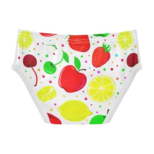 ODAWA Colorful Fruits Soft Boys Cotton Underwear Tagless 2T Boys Underwear Briefs2