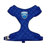 Littlearth NFL Los Angeles Chargers Velvet Pet Harness, Medium