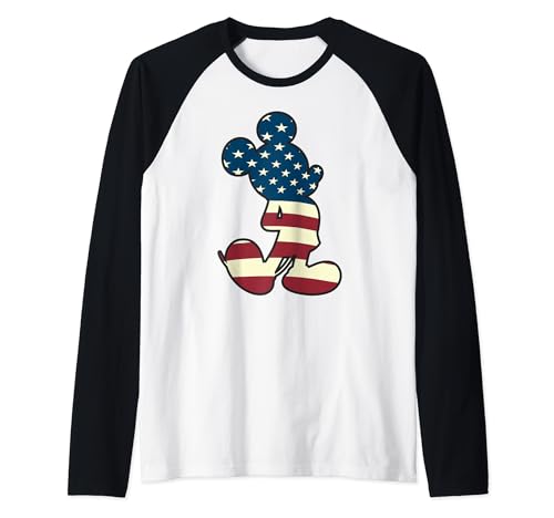 T-shirt Mickey américain raglan idéal pour vos pique-niques d'été