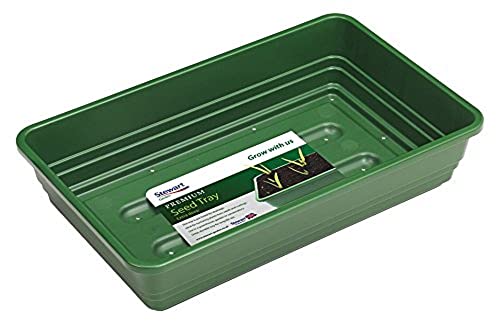 Stewart 2380004 52 cm Extra Deep Seed Tray with Holes - Green