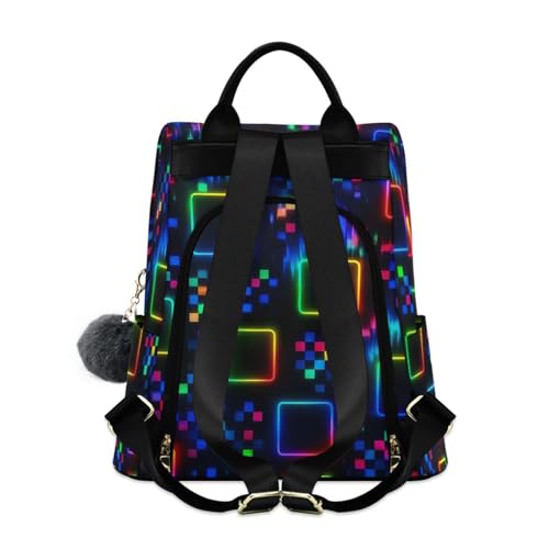 Mochila pixelada antirrobo Squares protege tus pertenencias con estilo 2