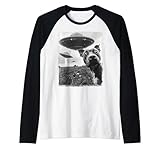 staffordshire bull terrier dog ufo selfie extraterrestre maglia con maniche raglan