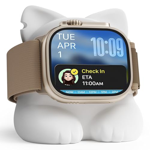 Support chargeur Apple Watch anti rayures - Station silicone stable iWatch