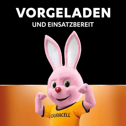 Duracell Akku AA, wiederaufladbare Batterien AA, 4 Stück, Unsere Nr. 1 - längste Haltbarkeit pro Aufladung, vorgeladen