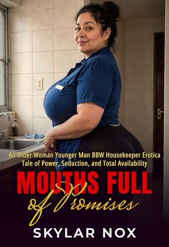 Mouths Full of Promises: An Older Woman Younger Man BBW Housekeeper Erotica Tale of Power, Seduction, and Total Availability (Hungry for the Housekeeper Book 2)