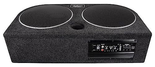 Hifonics VRX82A Subwoofer Aktiver Reserverad Subwoofer mit passiver Membran