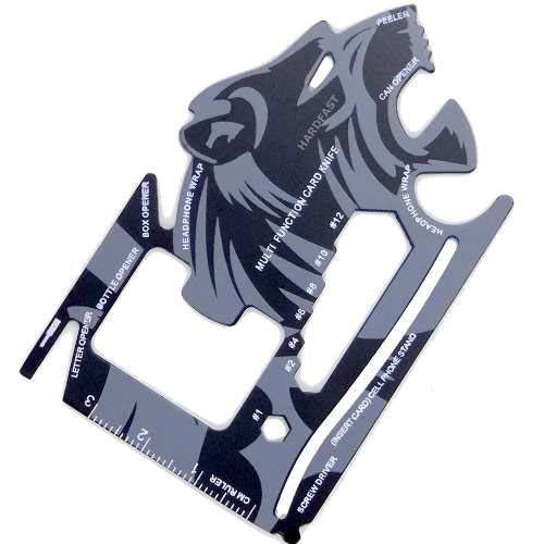 Cartão Sobrevivência Faca 18 Em 1 Multifunção Tsa Garrafa Carteira