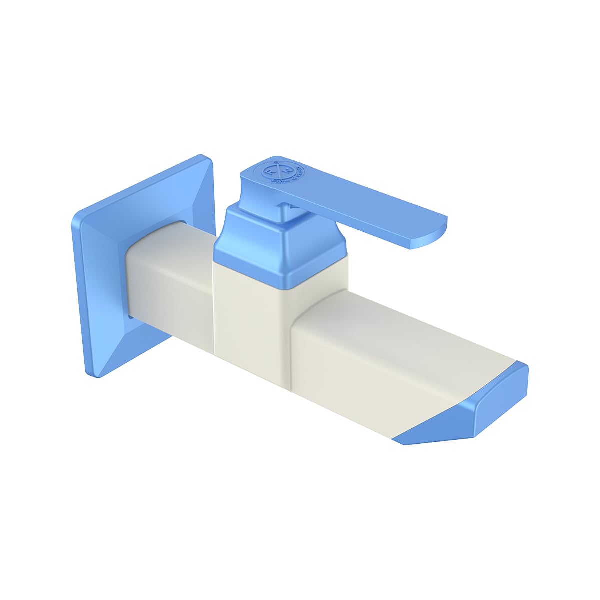 R. N. Ptmt Superior Plastic Faucet Long Body Foam Flow Tap for Kitchen Sink | Painted Tap for Bathroom & Basin Faucet with Flange Wall Mount (Ivory-Blue Dual) _Rnabp07A33 | 20mm(3/4") Cartridge (B0CVDWPJ25) Amazon Price History, Amazon Price Tracker