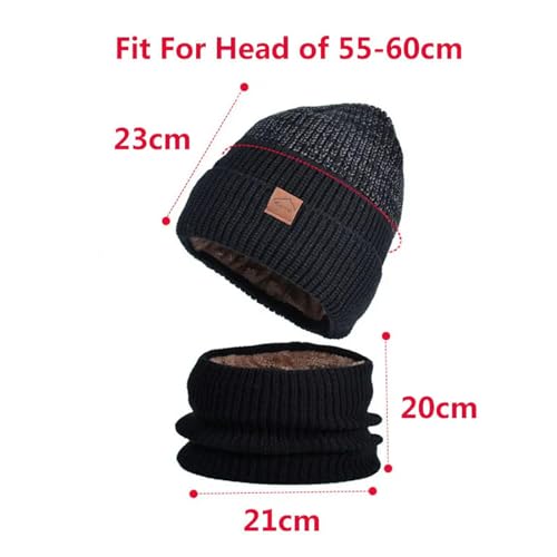 Conjunto bufanda gorro resistente al frío extremo para proteger cuello y cabeza 6