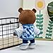 XPLZMTXW Kanye Teddy Bear Plush Toy Teddy Bear 10.2-inch Plush Doll as a Birthday Gift for Fans