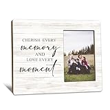 Beliran Family Picture Frames - Families Gifts for Mom Dad Photo Frame, Best Housewarming Gifts 2025, Cherish Every Memory and Love Every Moment Picture Photo Frames for Home Decor, 4x6
