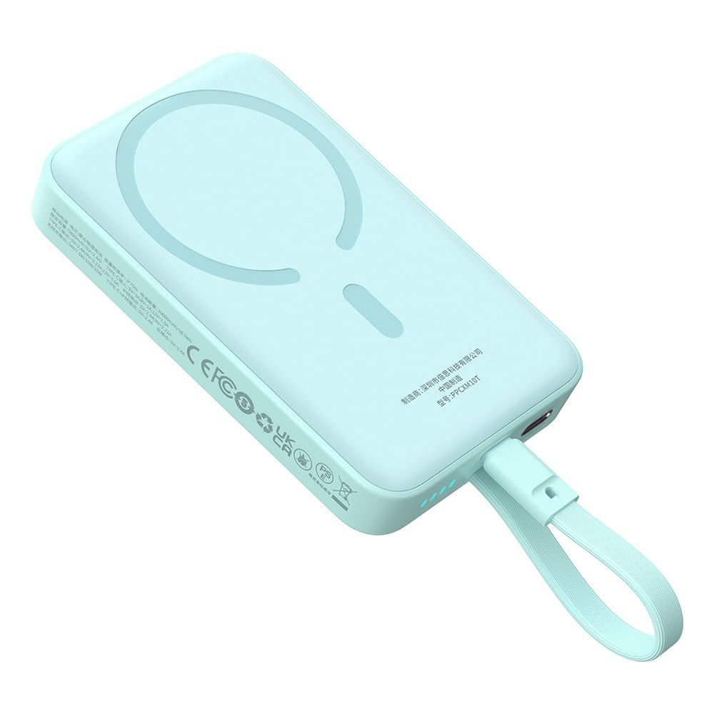 Powerbank Baseus magnetyczny mini 10000 mAh 30 W MagSafe (niebieski)