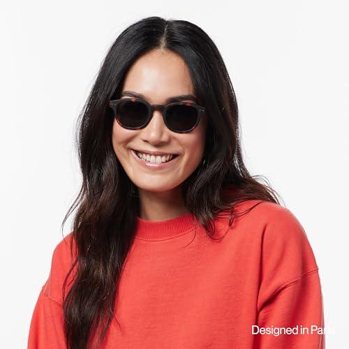 Image of IZIPIZI SUN #C Sunglasses Men & Women - Pantos with Biobased Frame, Anti-Scratch Grey Lenses, 100% UV Category 3 Protection
