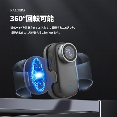 4Kアクションカメラ 小型ウェアラブルカメラ 123°広角 800万画素 64GBカード付属 循環録画 IP65防水 クリップ型 ダイビング保護カバー 手ぶれ防止 スマホ対応 軽量 Vlog 旅行 アウトドア ペット 証拠撮影 会議商談 授業 旅行 スマホ対応 日本語取扱説明書