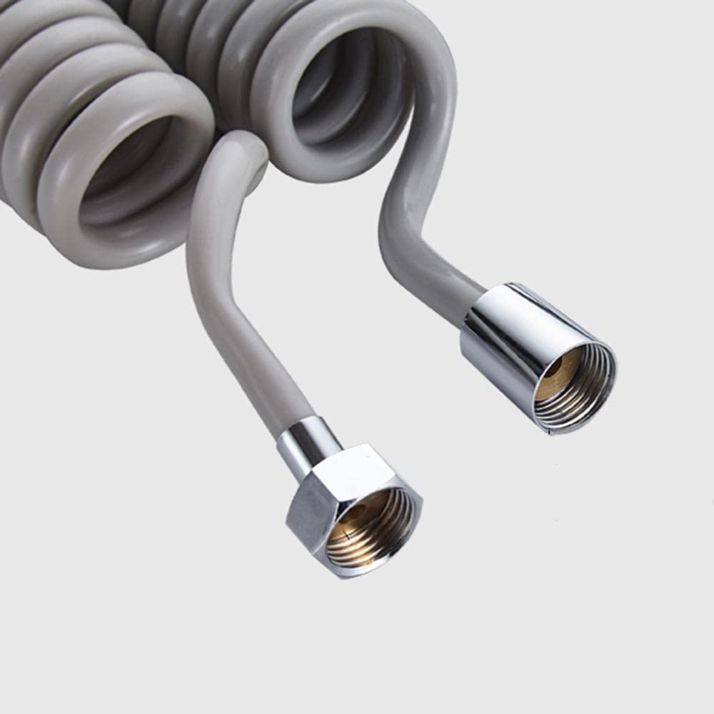 manguera de ducha 2 metros manguera de inodoro Manguera de ducha flexible Manguera de resorte para bidé G1/2 adecuada para balcón de baño-4m